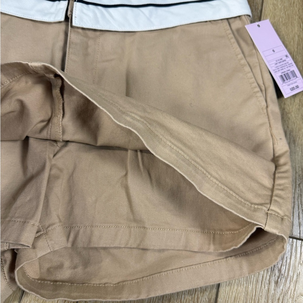 Wild Fable Fold Over Waistband Khaki Skort Women’s Size 6 - Picture 9 of 10